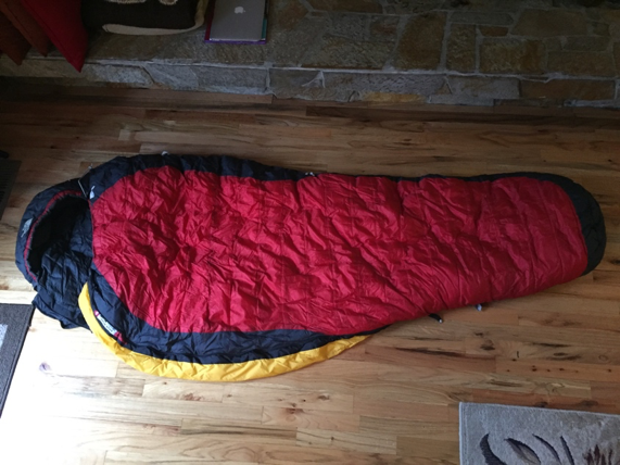 the north face dark star sleeping bag